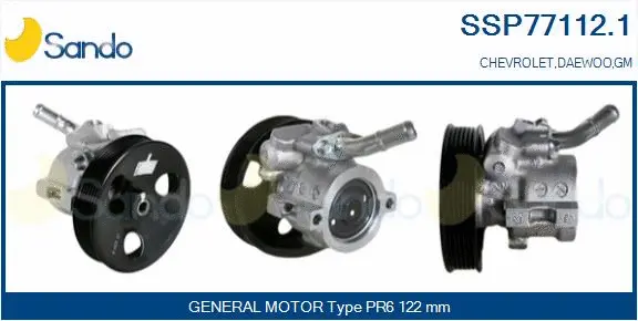 Hydraulic Pump, steering (SSP77112.1)
