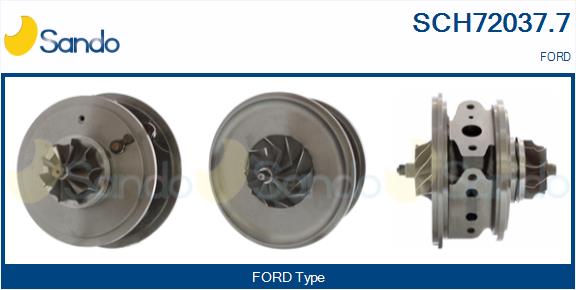 Core assembly, turbocharger (SCH72037.7)