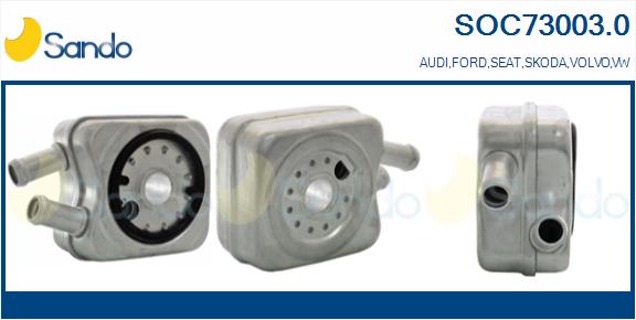 Oil Cooler, engine oil (SOC73003.0)