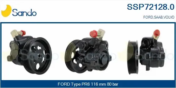 Hydraulic Pump, steering (SSP72128.0)