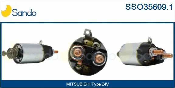 Solenoid Switch, starter (SSO35609.1)