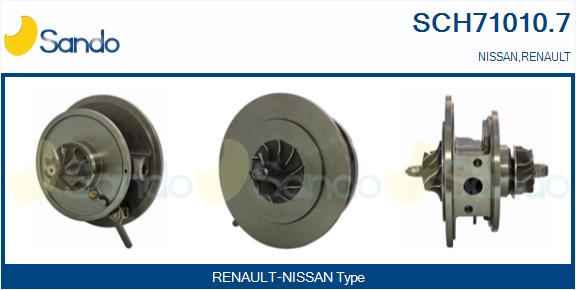 Core assembly, turbocharger (SCH71010.7)