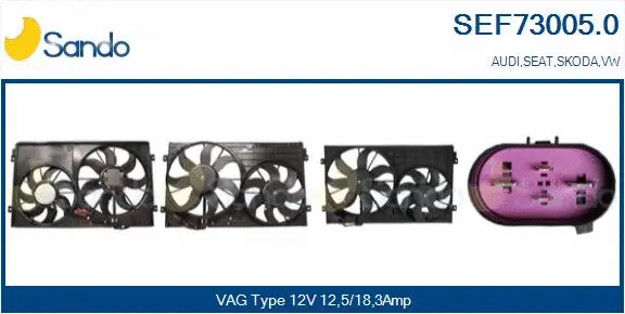 Electric Motor, radiator fan (SEF73005.0)