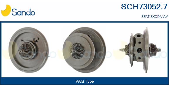 Core assembly, turbocharger (SCH73052.7)
