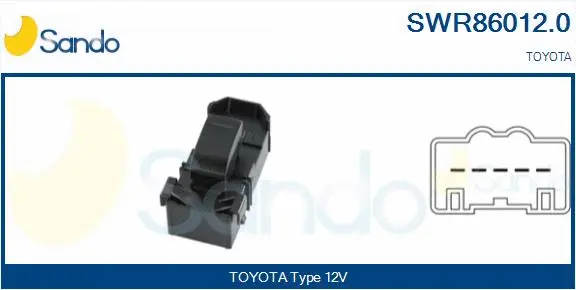Switch, window regulator (SWR86012.0)