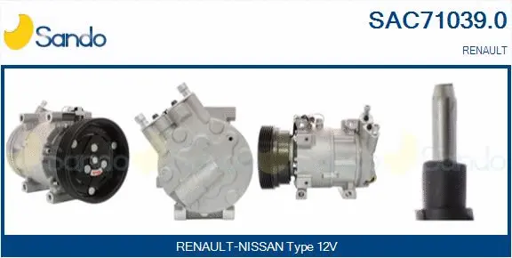 Compressor, air conditioning (SAC71039.0)