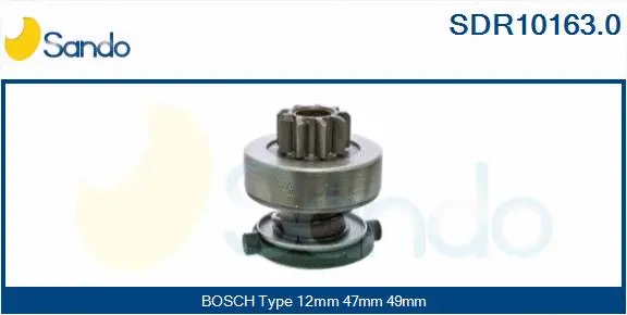 Pinion, starter (SDR10163.0)