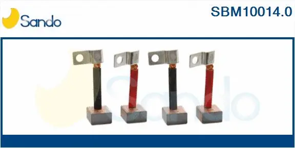 Carbon Brush, starter (SBM10014.0)