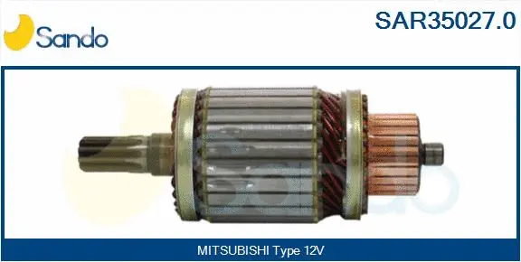 Armature, starter (SAR35027.0)