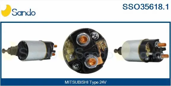 Solenoid Switch, starter (SSO35618.1)