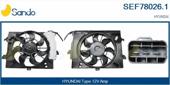 Electric Motor, radiator fan (SEF78026.1)