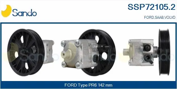 Hydraulic Pump, steering (SSP72105.2)