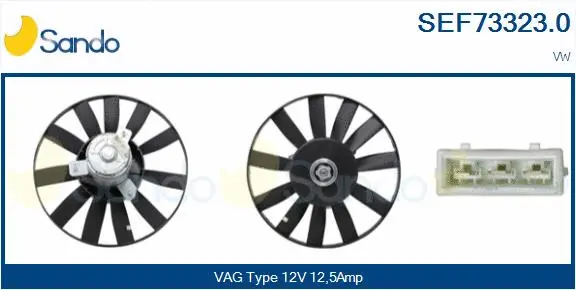Fan, engine cooling (SEF73323.0)
