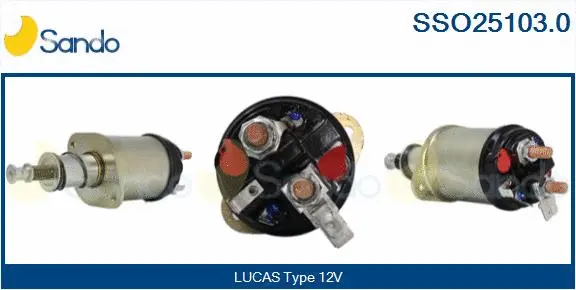Solenoid Switch, starter (SSO25103.0)