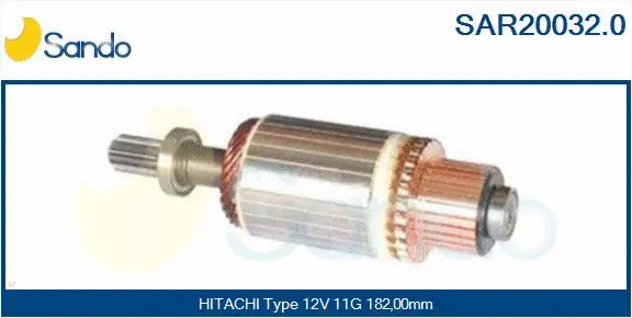 Armature, starter (SAR20032.0)