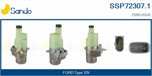 Hydraulic Pump, steering (SSP72307.1)
