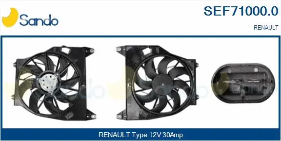 Electric Motor, radiator fan (SEF71000.0)