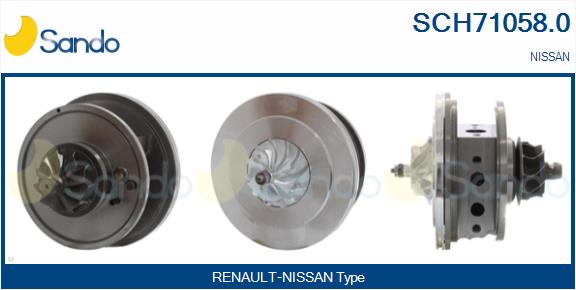 Core assembly, turbocharger (SCH71058.0)
