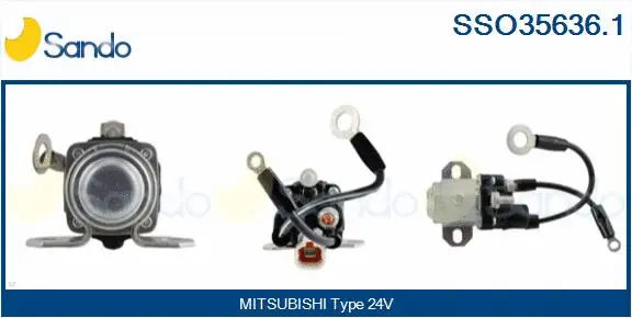 Solenoid Switch, starter (SSO35636.1)