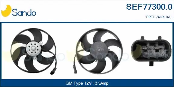Fan, engine cooling (SEF77300.0)