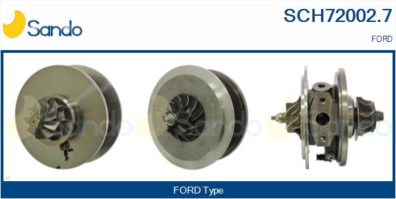 Core assembly, turbocharger (SCH72002.7)