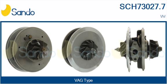 Core assembly, turbocharger (SCH73027.7)