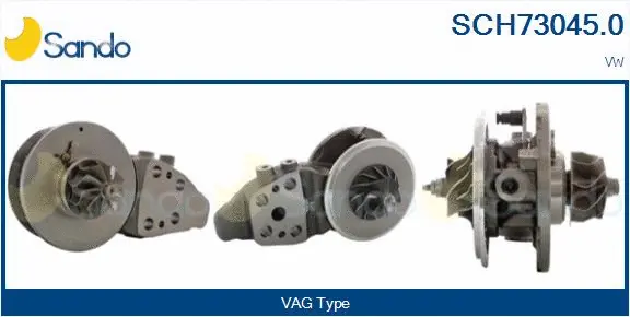 Core assembly, turbocharger (SCH73045.0)