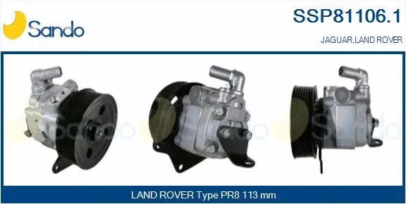 Hydraulic Pump, steering (SSP81106.1)