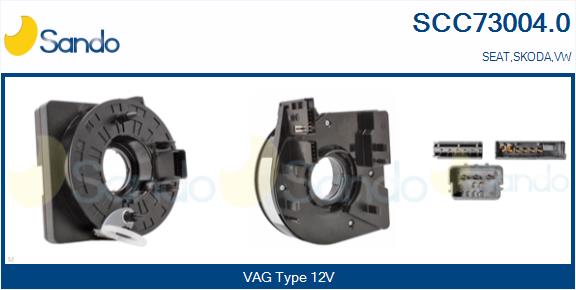 Clockspring, airbag (SCC73004.0)