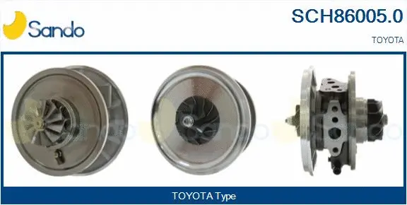 Core assembly, turbocharger (SCH86005.0)