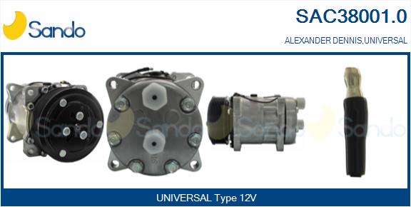 Compressor, air conditioning (SAC38001.0)