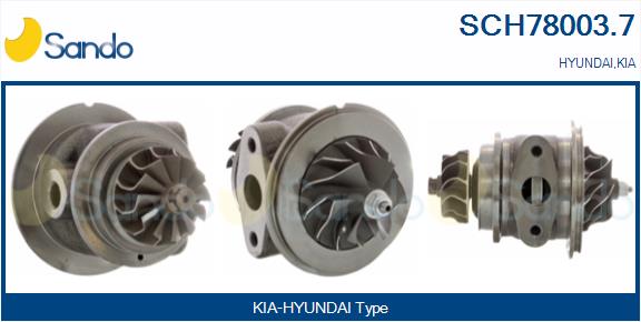 Core assembly, turbocharger (SCH78003.7)