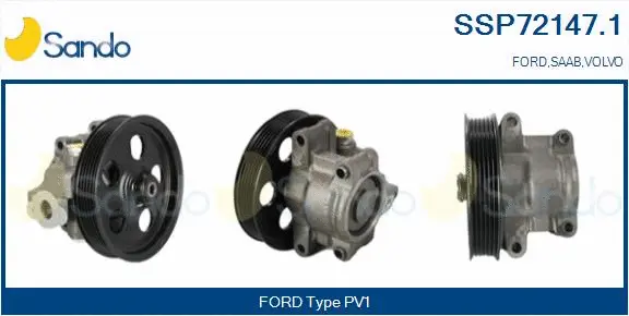 Hydraulic Pump, steering (SSP72147.1)