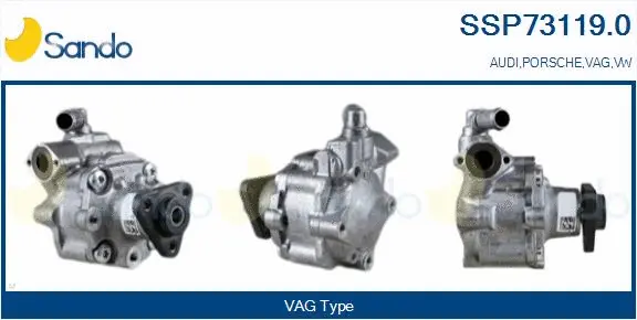 Hydraulic Pump, steering (SSP73119.0)