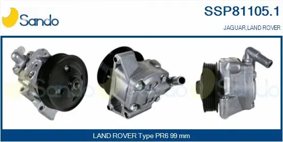 Hydraulic Pump, steering (SSP81105.1)