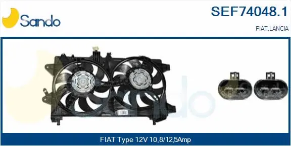 Electric Motor, radiator fan (SEF74048.1)