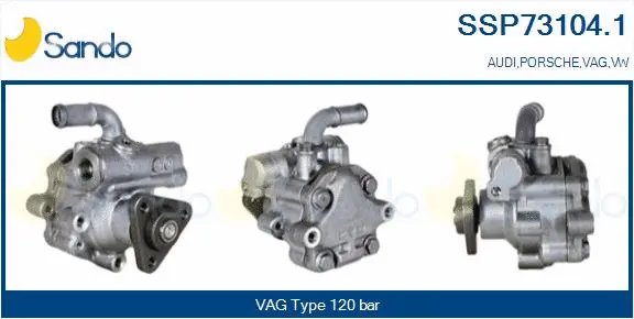 Hydraulic Pump, steering (SSP73104.1)