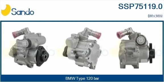 Hydraulic Pump, steering (SSP75119.0)