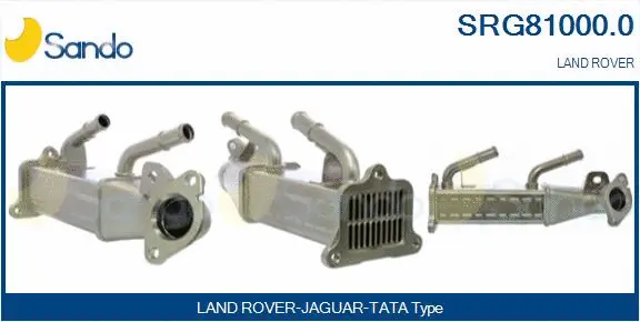 Cooler, exhaust gas recirculation (SRG81000.0)