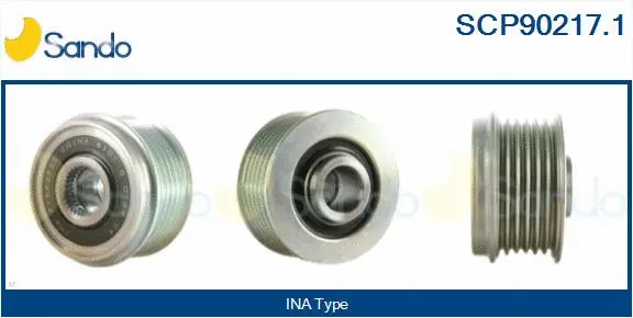 Belt Pulley, alternator (SCP90217.1)