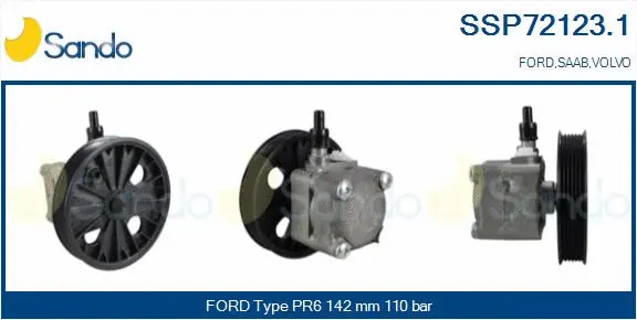 Hydraulic Pump, steering (SSP72123.1)