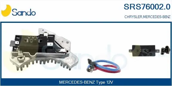 Resistor, interior blower (SRS76002.0)