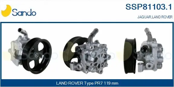 Hydraulic Pump, steering (SSP81103.1)