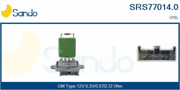 Resistor, interior blower (SRS77014.0)