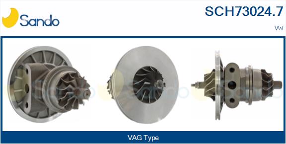 Core assembly, turbocharger (SCH73024.7)