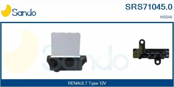 Resistor, interior blower (SRS71045.0)