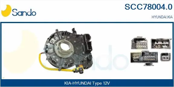 Clockspring, airbag (SCC78004.0)