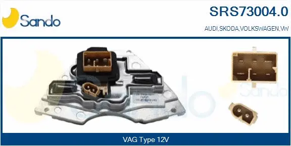 Resistor, interior blower (SRS73004.0)