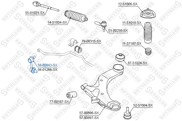 Link/Coupling Rod, stabiliser bar