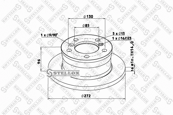 Brake Disc (85-00763-SX)